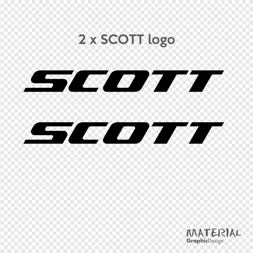 scott bike decals
