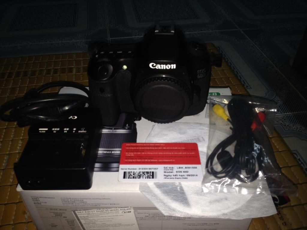 Bán nhanh trong ngày Canon 60D chính hãng, đẹp keng, fullbox - 1