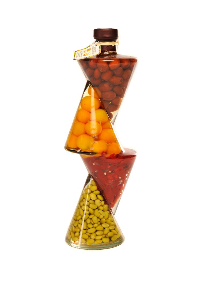 34cm Tall Kitchen Glass Bottle Decoration Fruit Vegetable Grain Vinegar