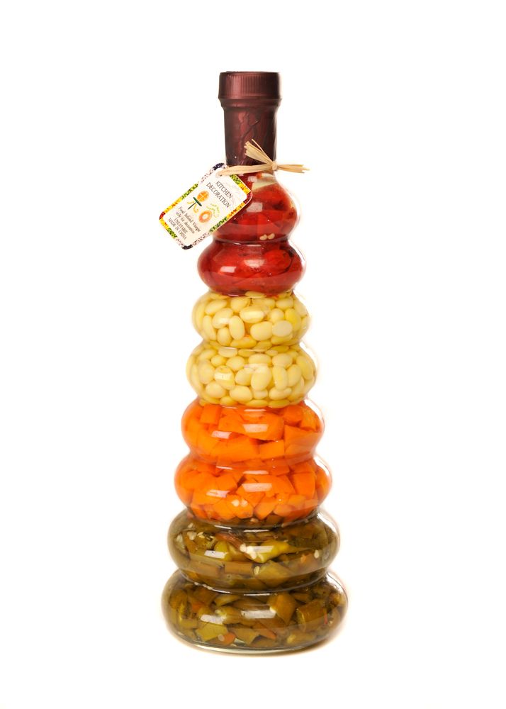 30cm Twirled Shape Kitchen Glass Bottle Decoration Fruit Vegetable Grain Vinegar eBay