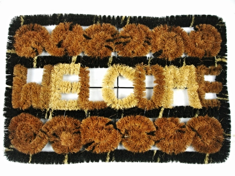 Coir Door Mat Outdoor Indoor Washable Dirt Trapper Entrance Rain large