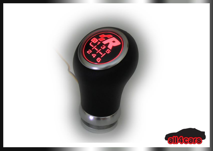 illuminated gear knob vw golf r32 style