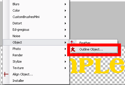 THE OUTLINE OBJECT PLUGIN, SEARCH outline object plugin for paint.net ...