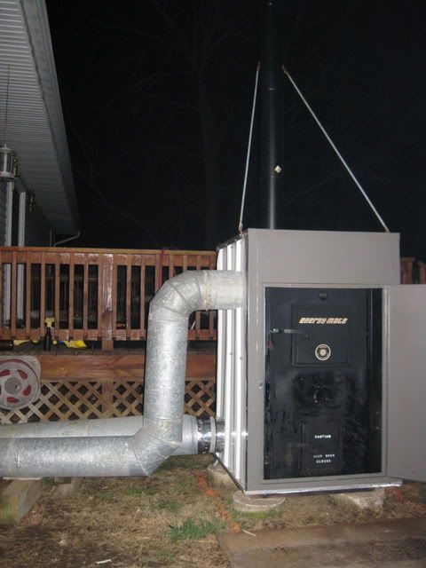 i built a forced air outdoor stove arboristsite com