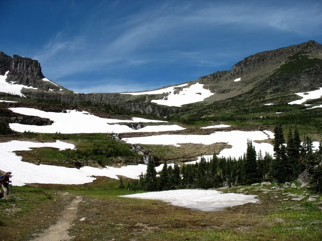 2011 美国冰川国家公园徒步 - 9.1 （8月14日 - Mount Oberlin - 1）