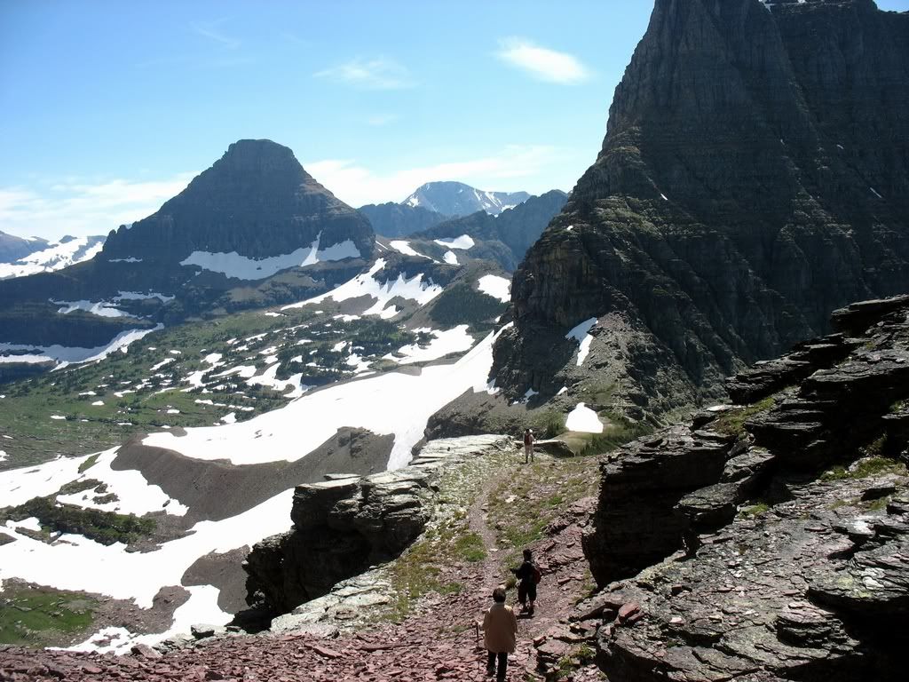 2011 美国冰川国家公园徒步 - 9.3 （8月14日 - Mount Oberlin ）