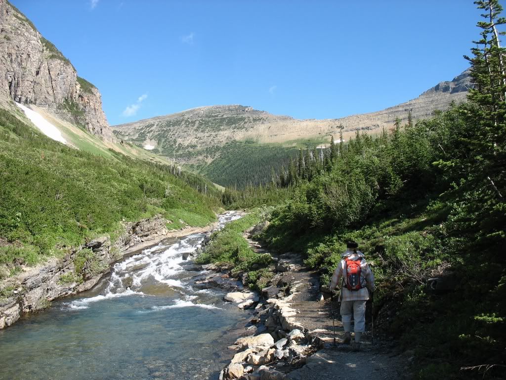2011 美国冰川国家公园徒步 - 7.1 （8月7日 - Siyeh Pass trail  - 1）