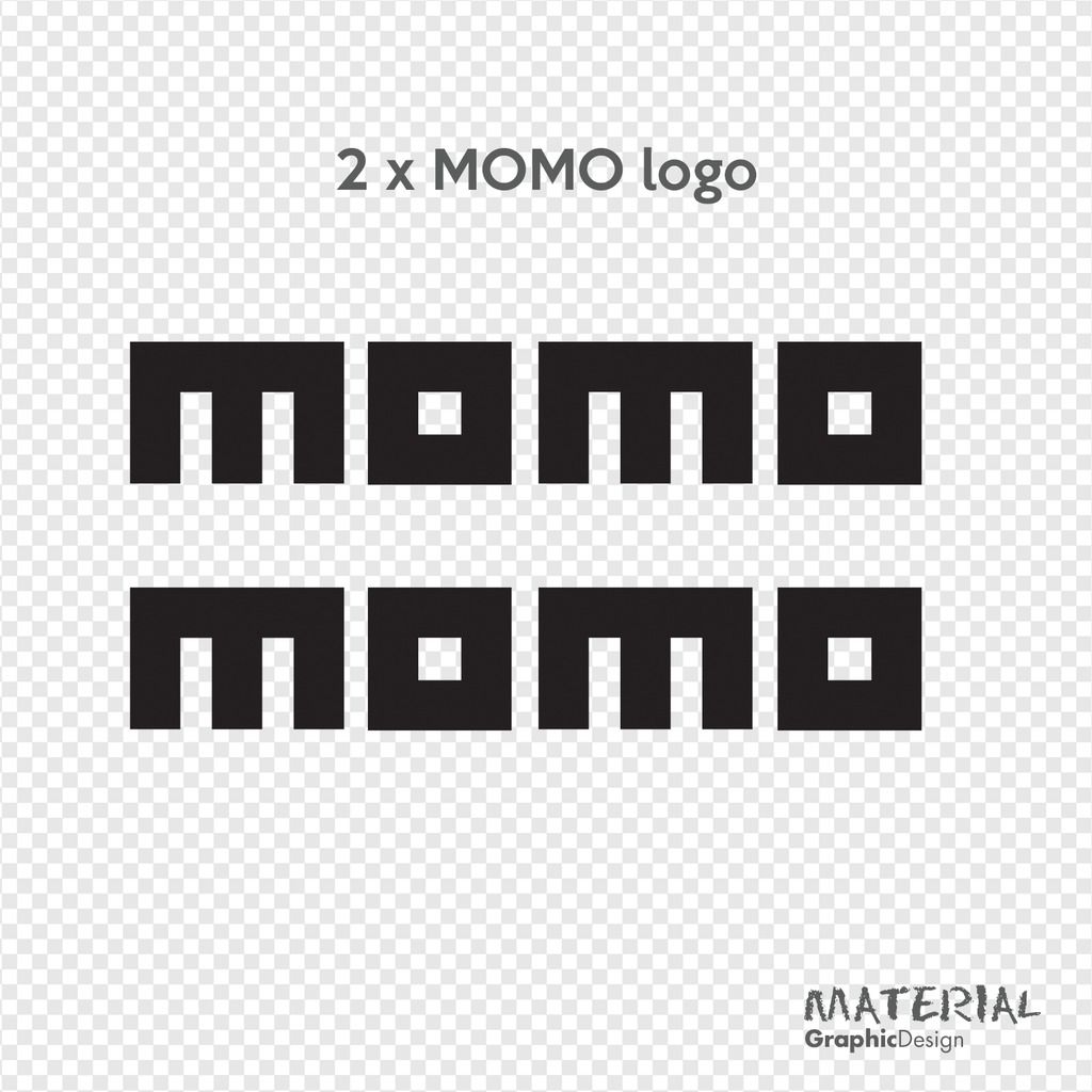 2x MOMO Italy logo Sticker Decal - DRIFT CAR BUMPER VW VAN FUNNY DRIFT ...