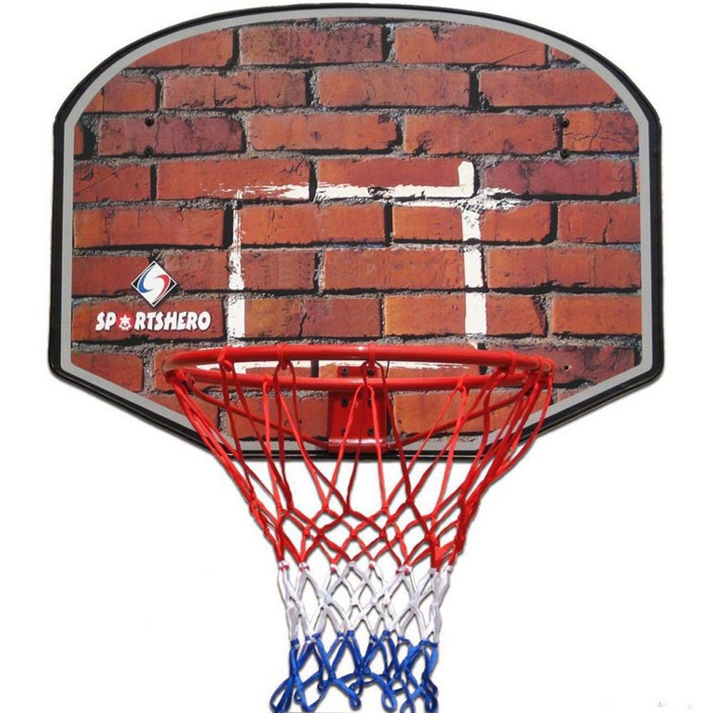 WALL MOUNTED BASKETBALL HOOP NET RING OUTDOOR HANGING BACKBOARD ...