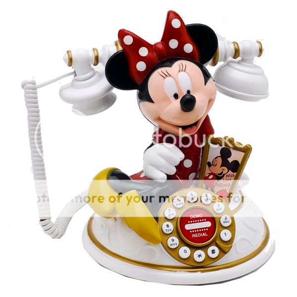 Fn650 Disney Minnie Mouse Home Desk Telephone Phone  