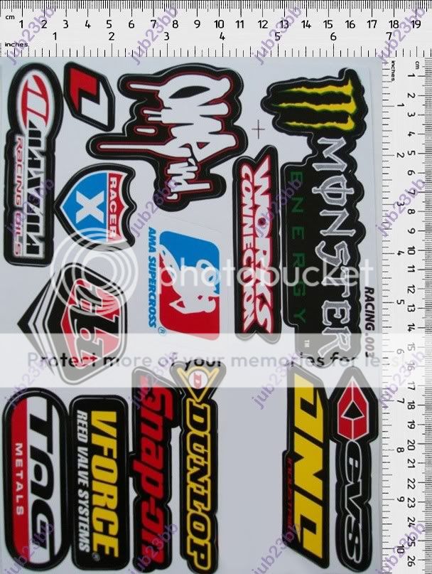 LOT MINI TRAIL BIKE AUTO MOTO PIT MOTORCYCLE MX STICKER  