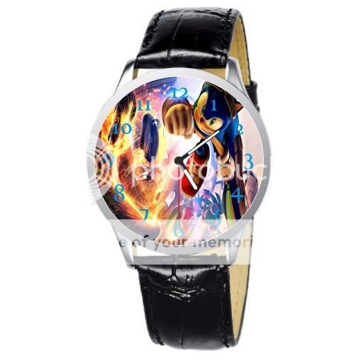 SONIC THE HEDGEHOG STAINLESS WRIST WATCH NEW  
