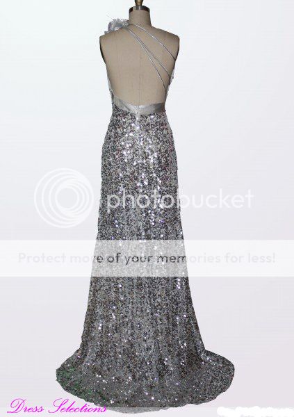 New Classy Sequins Formal Evening Party Gown Prom Dress  